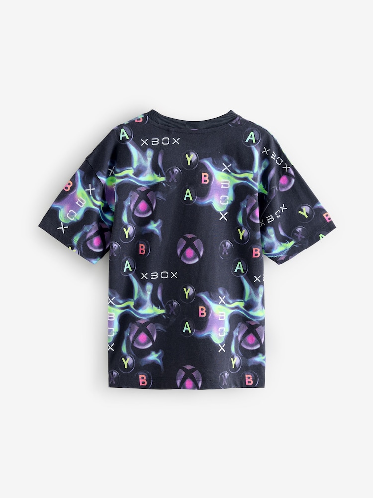 Black Xbox Flame Controller Short Sleeve 100% Cotton T-Shirt (3-16yrs) - Image 2 of 4