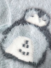Grey Christmas Penguin Jumper (3-16yrs) - Image 9 of 9