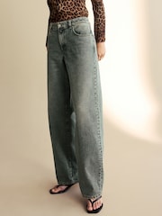 Blue Baggy Wide leg Jeans - Image 3 of 8