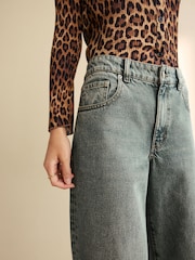 Blue Baggy Wide leg Jeans - Image 5 of 8