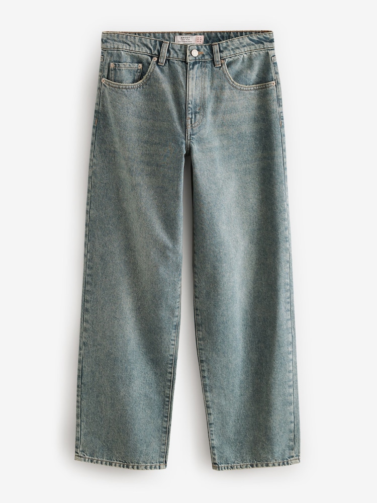 Bleu - Jeans baggy à jambe large - Image 6 of 8