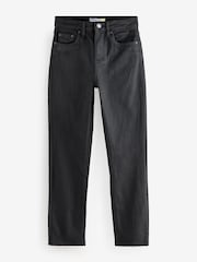 Black Coated Slim Straight Jeans - Image 5 of 7