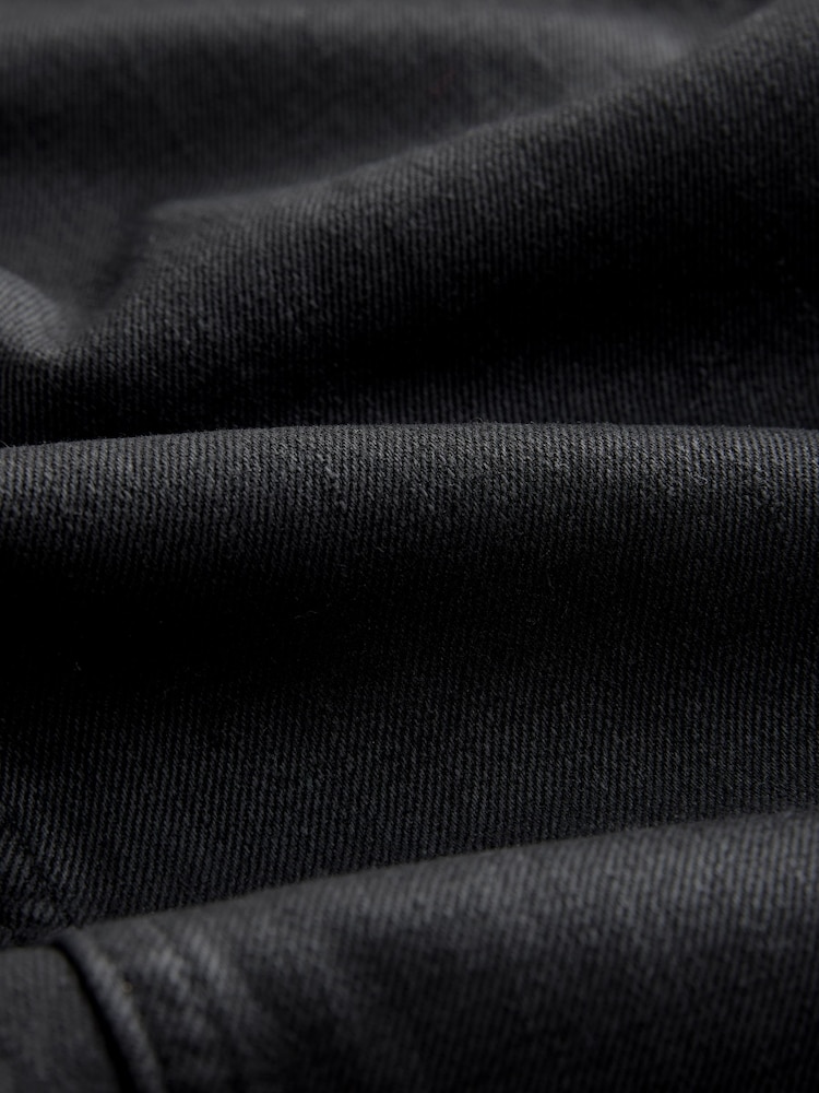 Black Coated Slim Straight Jeans - Image 7 of 7