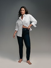 Rinse Blue Super Soft Skinny Hourglass Jeans - Image 1 of 6