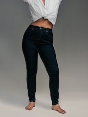 Rinse Blue Super Soft Skinny Hourglass Jeans - Image 4 of 6