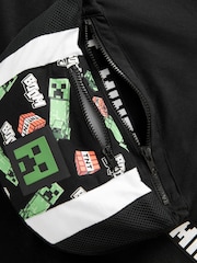 Black Licensed Minecraft Bag T-Shirt (3-16yrs) - Image 5 of 5
