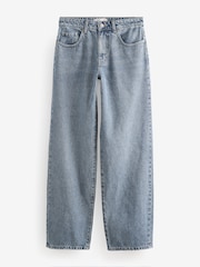 Mid Blue Baggy Wide leg Jeans - Image 6 of 8