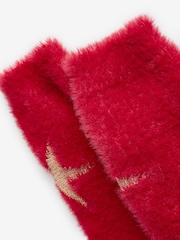 Red Fluffy Reindeer Jumper (3-16yrs) (3-16yrs) - Image 8 of 8