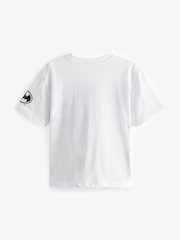 White 100% Cotton Licensed Batman T-Shirt (3-15yrs) - Image 2 of 3
