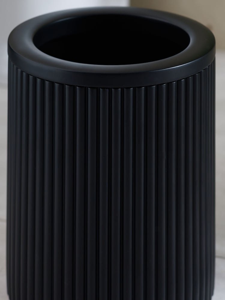 Black Ribbed Bin - Image 3 of 5