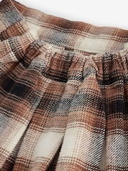 Neutral 100% Cotton Check Shirt and Skirt Set (3mths-7yrs) - Image 6 of 6