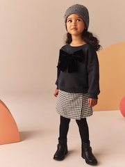 Black Bow Sweatshirt & Skort Set (3mths-7yrs) - Image 1 of 10