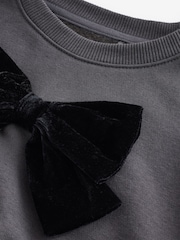 Black Bow Sweatshirt & Skort Set (3mths-7yrs) - Image 7 of 10