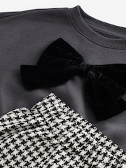 Black Bow Sweatshirt & Skort Set (3mths-7yrs) - Image 9 of 10
