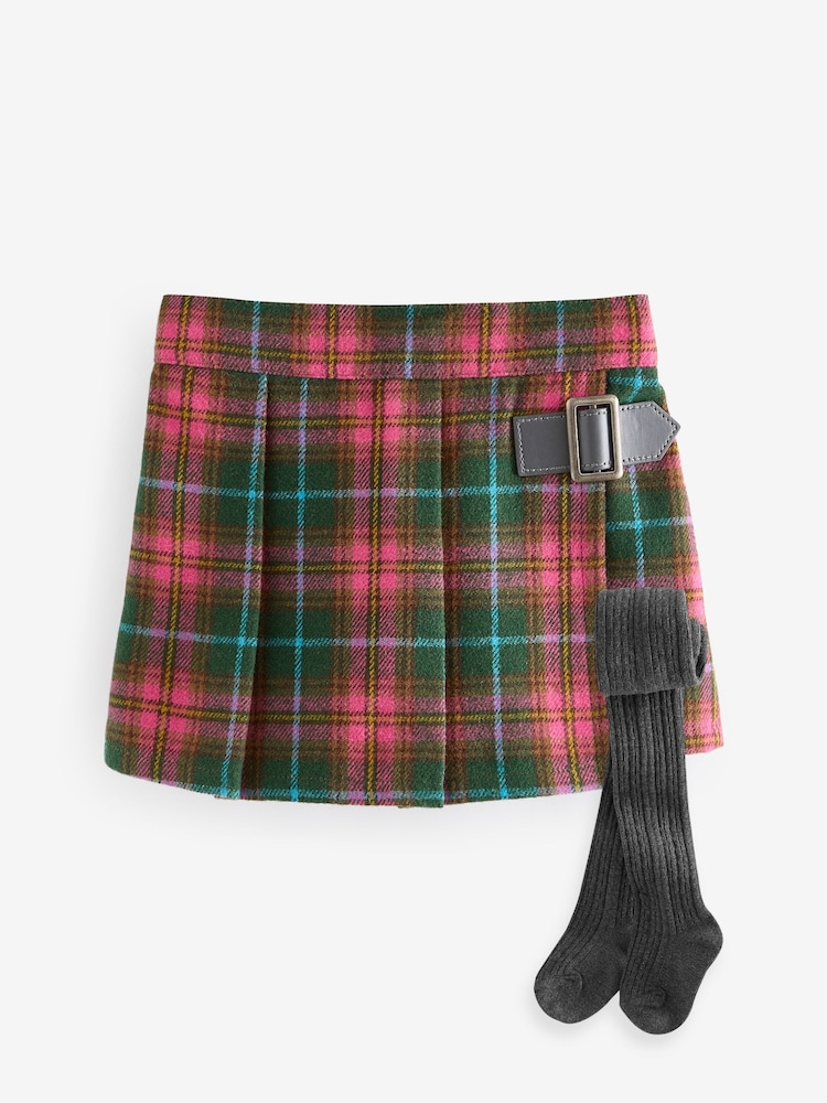Vert - Ensemble Kilt et Collants (3mths-10yrs) - Image 4 of 9