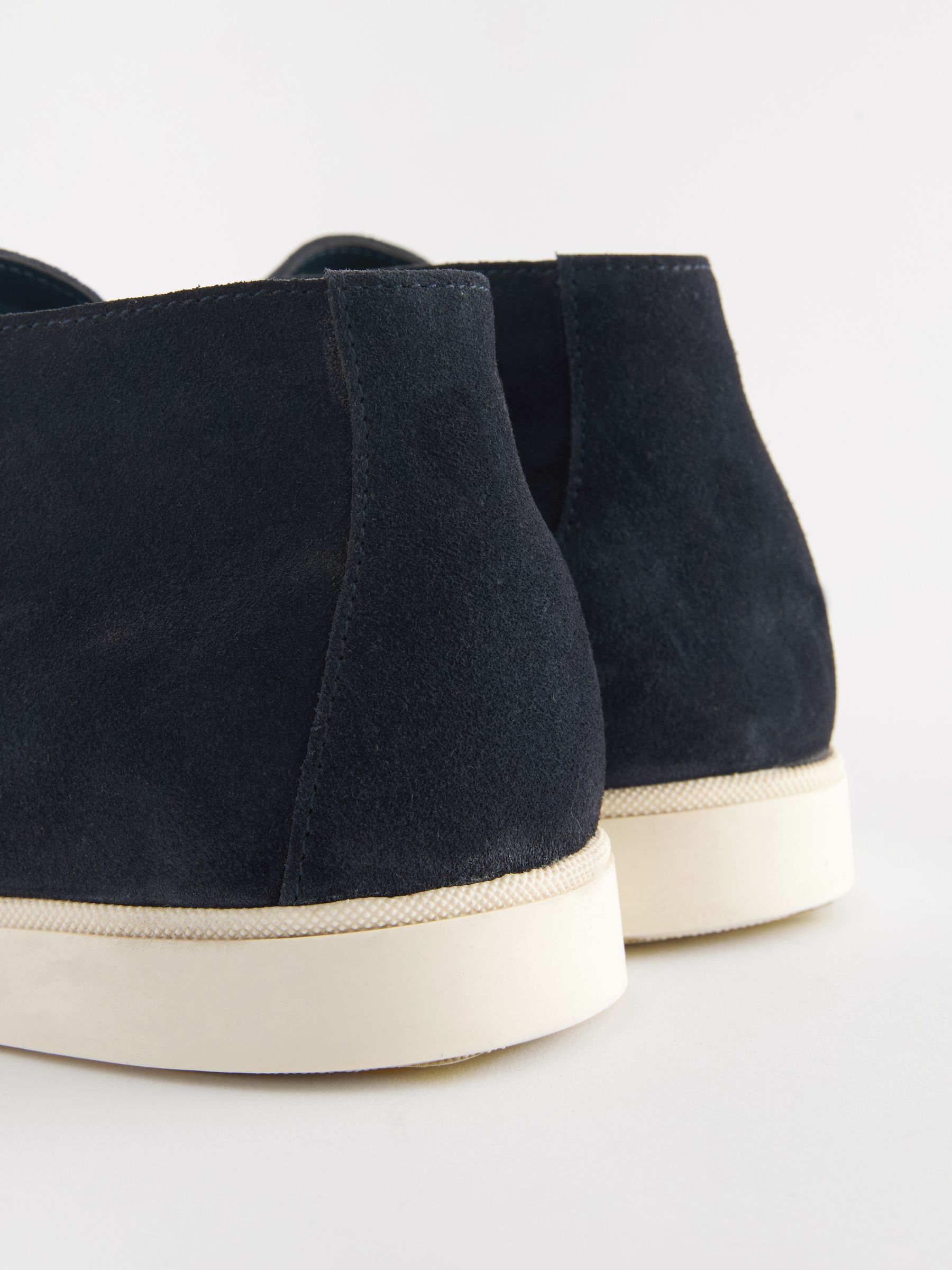 Buy Navy Blue Suede Slip On Chukka Boots from Next United Arab Emirates