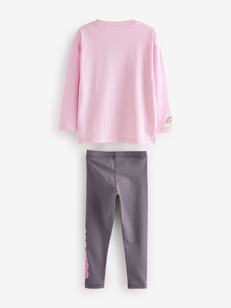 Pink/Grey Barbie License Pyjamas (3-12yrs) - Image 7 of 9