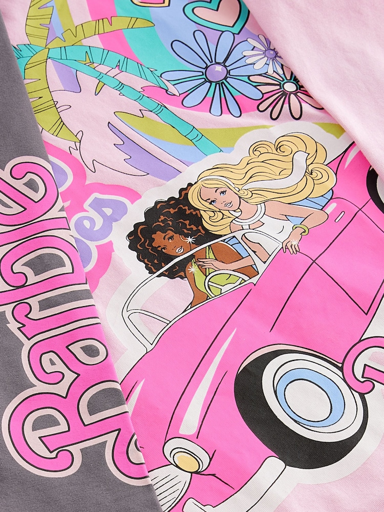 Pink/Grey Barbie License Pyjamas (3-12yrs) - Image 8 of 9