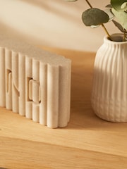 Natural Unwind Rib Word Block Ornament - Image 2 of 5
