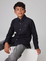 Noir - smALLSAINTS Chemise Oxford garçon Ramskull - Image 1 of 7