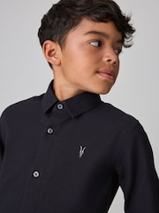 Noir - smALLSAINTS Chemise Oxford garçon Ramskull - Image 3 of 7