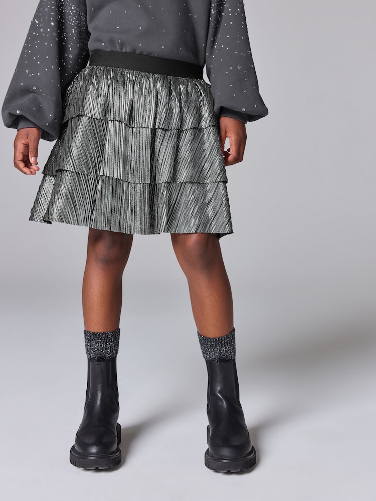 smALLSAINTS Girls Pleated Skirt - Image 1 of 7