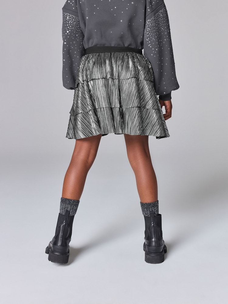 smALLSAINTS Girls Pleated Skirt - Image 2 of 7