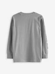 Charcoal Grey Batman Licensed Flippy Sequin Long Sleeve T-Shirt (3-14yrs) - Image 3 of 6