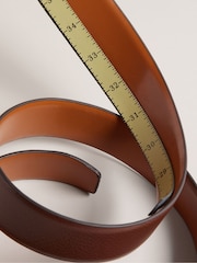 Ted Baker Brown Newbey Leather Belt In A Box With Interchangeable Buckle - Image 4 of 4