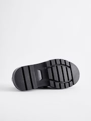 Schwarz - Slipper aus Leder für die Schule - Bild 5 von 5