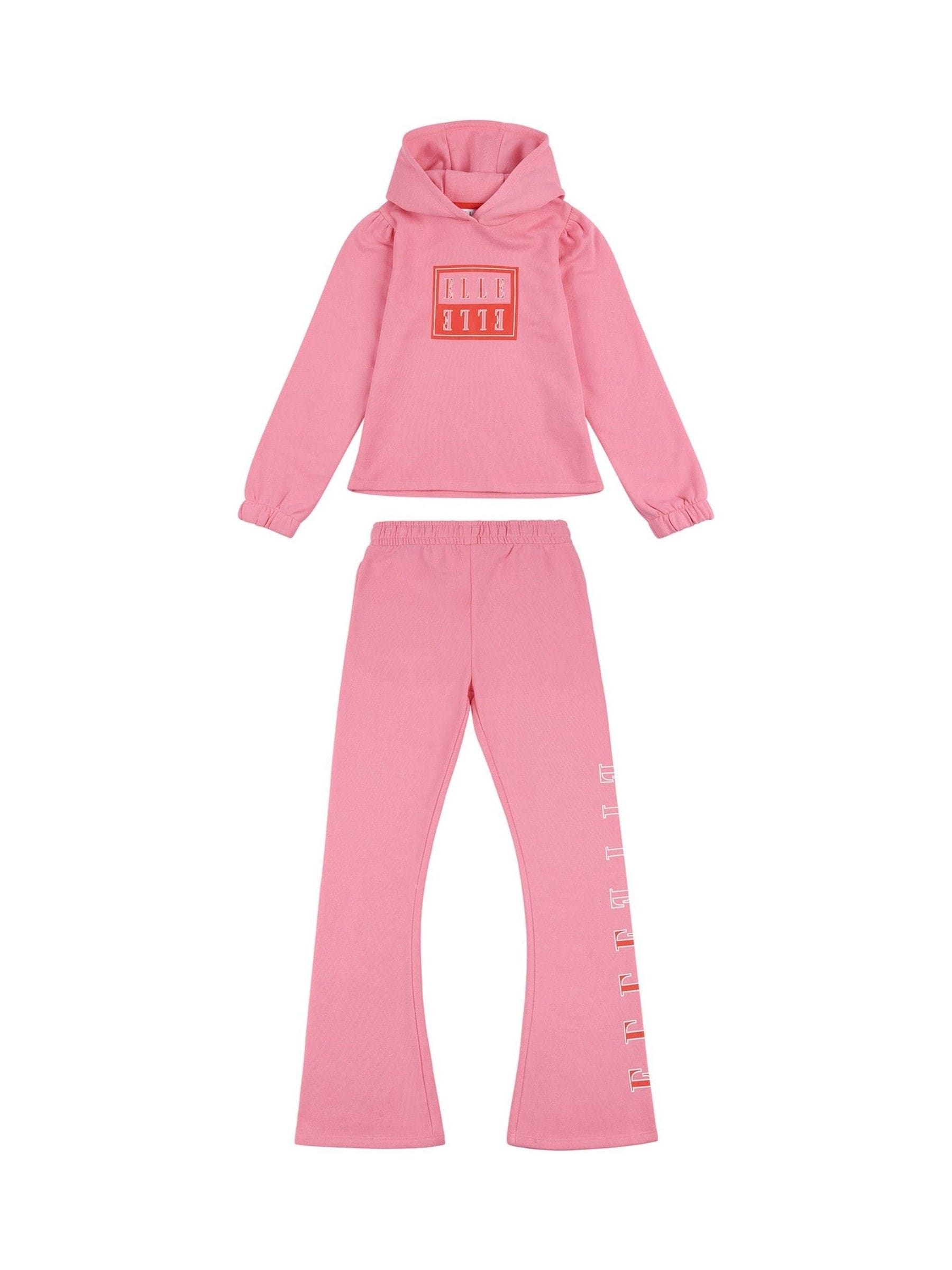 Buy Elle Junior Girls Pink Tracksuit Set from Next Luxembourg