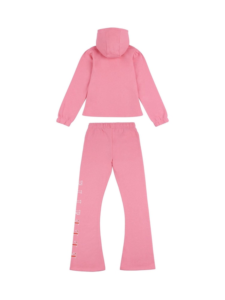 Elle Junior Girls Pink Tracksuit Set - Image 2 of 5