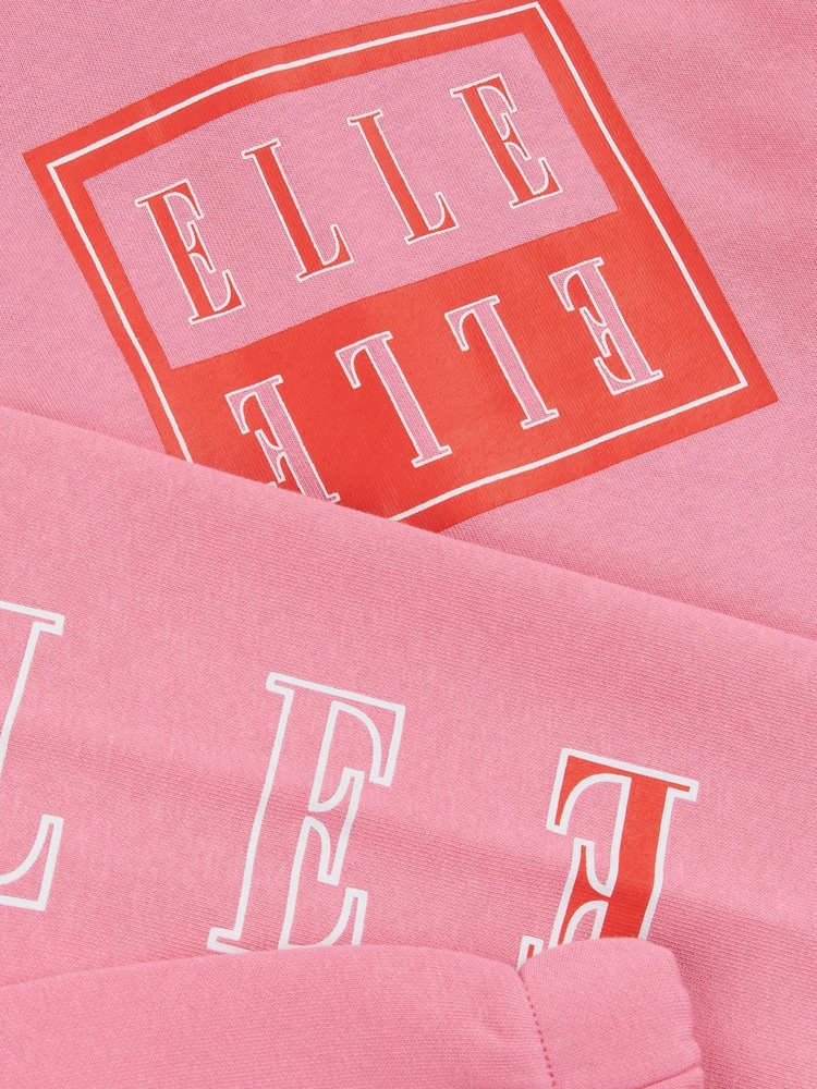 Elle Junior Girls Pink Tracksuit Set - Image 5 of 5