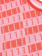 Elle Junior Girls Red All-Over Print T-Shirt - Image 3 of 3