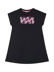 Elle Junior Girls Flare Black Dress - Image 1 of 3