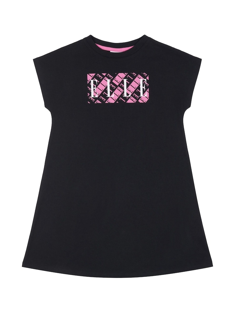 Elle Junior Girls Flare Black Dress - Image 1 of 3