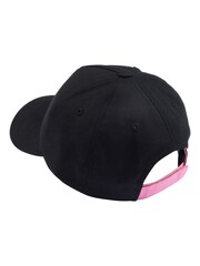 Elle Junior Girls Canvas Black 100% Cotton Cap - Image 2 of 2