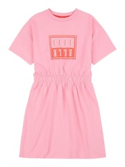 Elle Junior Girls Pink Block Logo Dress - Image 1 of 3