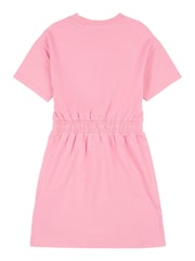 Elle Junior Girls Pink Block Logo Dress - Image 2 of 3