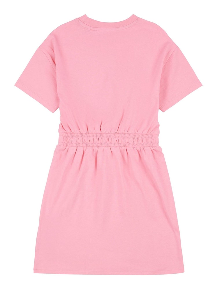 Elle Junior Girls Pink Block Logo Dress - Image 2 of 3