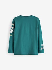 Teal Blue Flippy Sequin License Star Wars 100% Cotton T-Shirt (3-16yrs) - Image 3 of 5