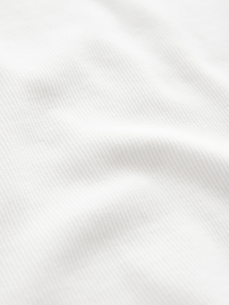White Long Sleeve One Shoulder Top (3-16yrs) - Image 9 of 9