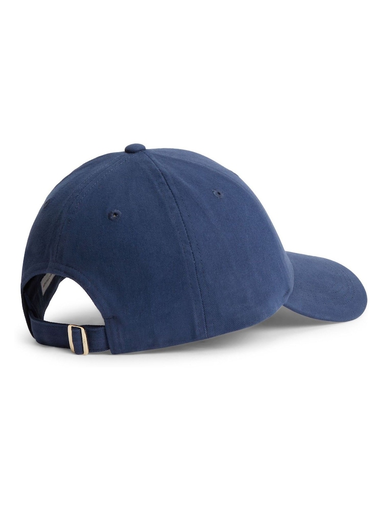 Tommy Hilfiger Blue Monogram Twill Baseball Cap - Image 2 of 4