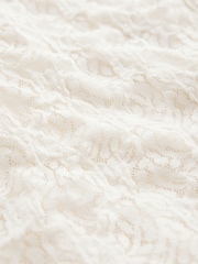 Cream 100% Cotton Lace Top with Vest (3-16yrs) - Image 9 of 9