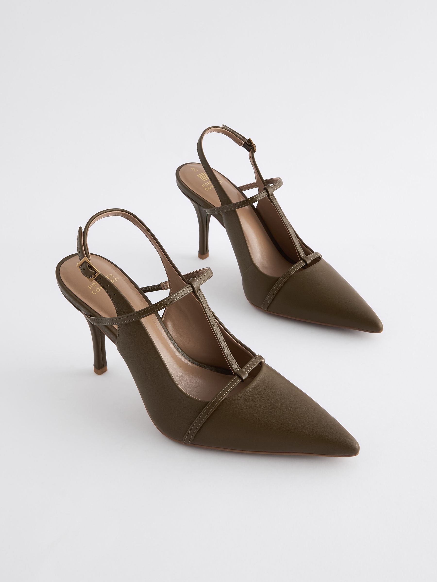 Khaki green heels deals