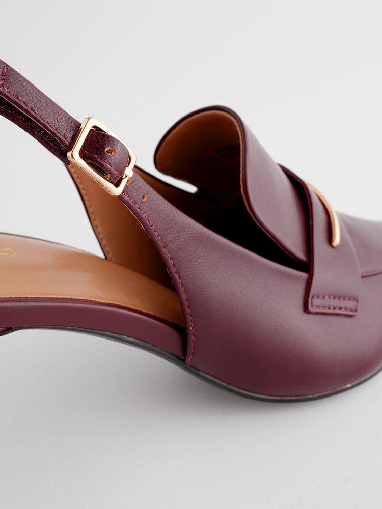 Temno rdeča - Forever Comfort® Point Toe Heeled mokasini - Slika 11 iz 11 Temno rdeča - Forever Comfort® Point Toe Heeled mokasini - Slika 11 iz 11