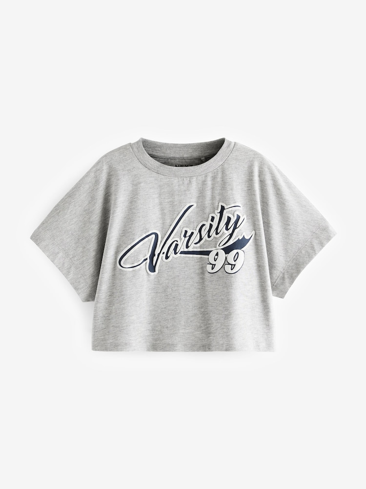 Bleu/Gris - Boxy T-Shirts 3 Pack (3-16yrs) - Image 2 of 7