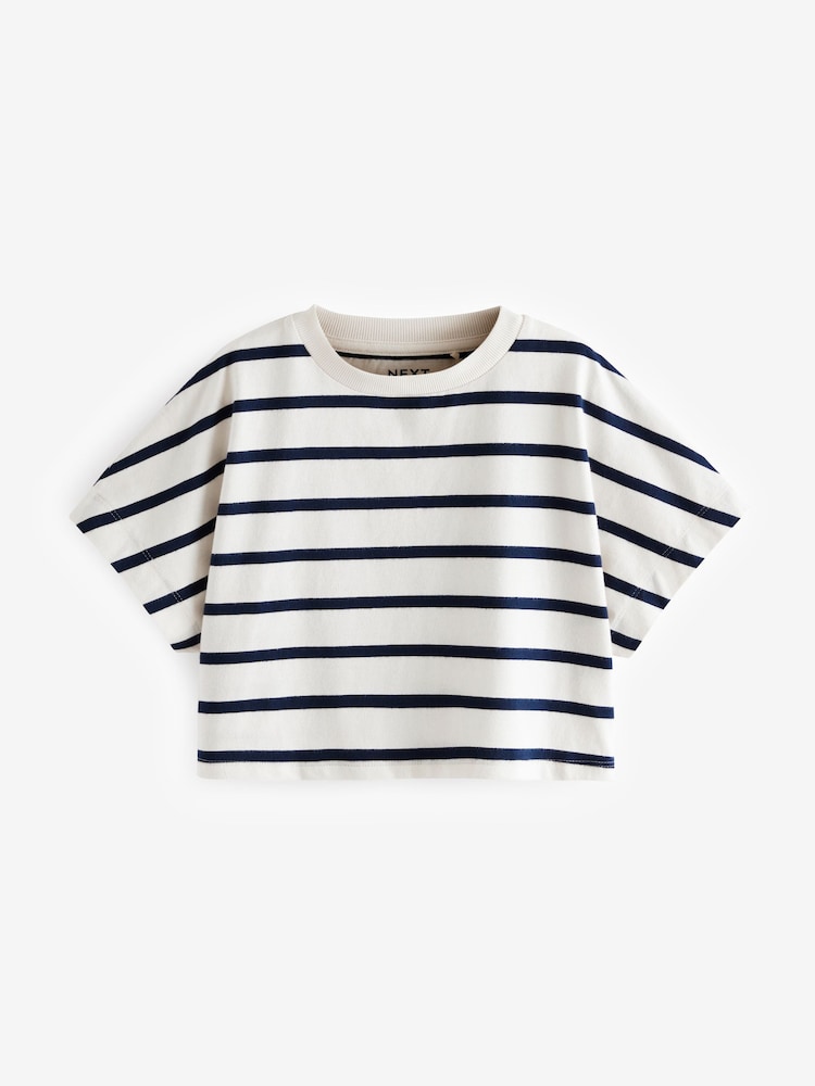 Bleu/Gris - Boxy T-Shirts 3 Pack (3-16yrs) - Image 3 of 7