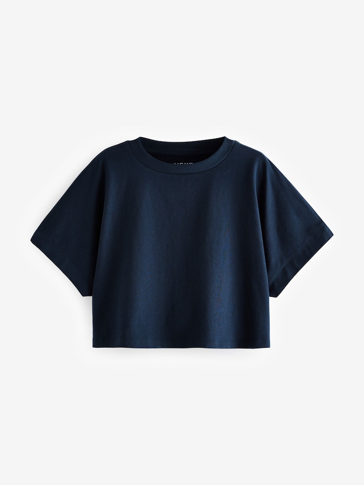 Bleu/Gris - Boxy T-Shirts 3 Pack (3-16yrs) - Image 4 of 7
