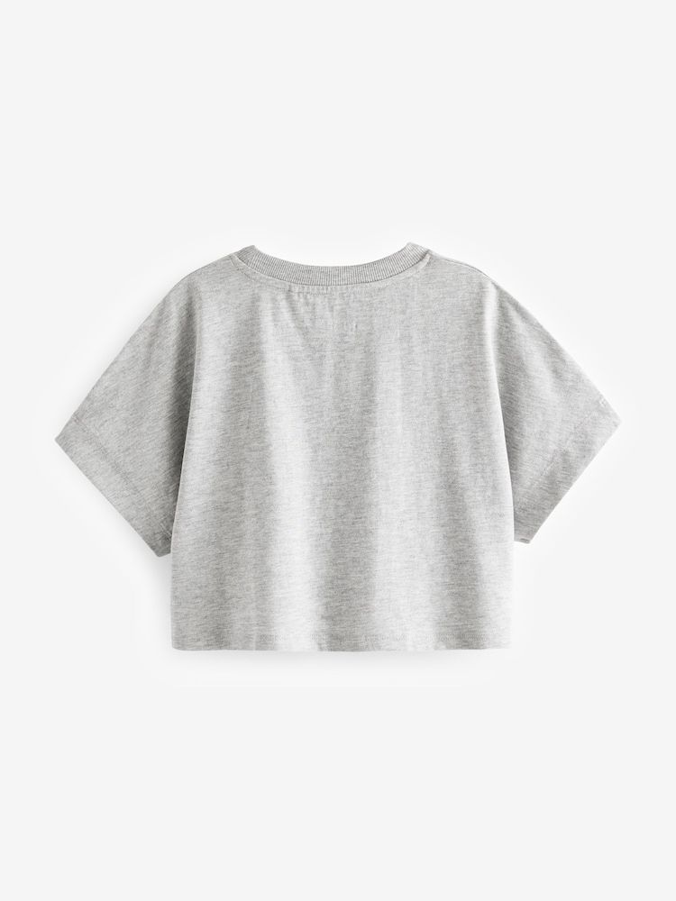 Bleu/Gris - Boxy T-Shirts 3 Pack (3-16yrs) - Image 5 of 7